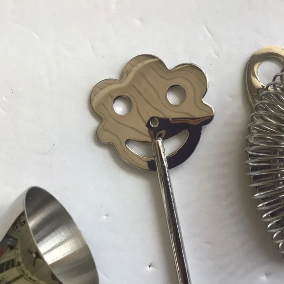 WMF BARWARE GERMANY STAINLESS STEEL BAR SET ANIMAL FACES - Picture 3 of 8